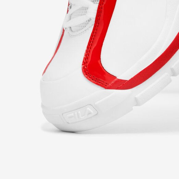 Fila Grant Hill 2 OG Mid Mens Basketball Shoes White Red 1BM00637-114 NEW Size 9 - Picture 8 of 9